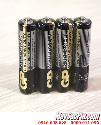 GP Supercell 15PL-2S4, Pin AA 1.5v GP Supercell 15PL-2S4 /Pin AA R6P SuperHeavy Duty (Gói 4viên)